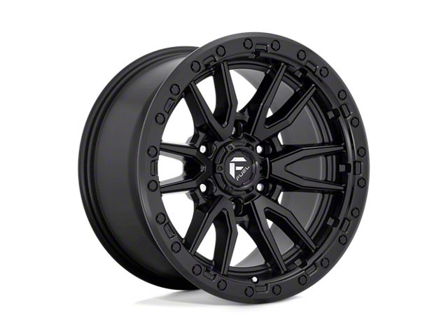 Fuel Wheels Rebel Matte Black 8-Lug Wheel; 22x12; -44mm Offset (17-22 F-250 Super Duty)