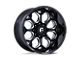 Fuel Wheels Scepter Gloss Black Milled 8-Lug Wheel; 22x12; -44mm Offset (17-22 F-250 Super Duty)