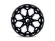 Fuel Wheels Scepter Gloss Black Milled 8-Lug Wheel; 22x12; -44mm Offset (17-22 F-250 Super Duty)