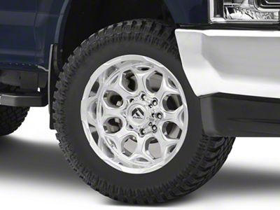 Fuel Wheels Scepter Polished Milled 8-Lug Wheel; 20x10; -18mm Offset (17-22 F-250 Super Duty)
