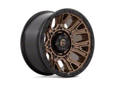 Fuel Wheels Traction Matte Bronze with Black Ring 8-Lug Wheel; 20x10; -18mm Offset (17-22 F-250 Super Duty)