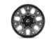 Fuel Wheels Traction Matte Gunmetal with Black Ring 8-Lug Wheel; 20x9; 1mm Offset (17-22 F-250 Super Duty)