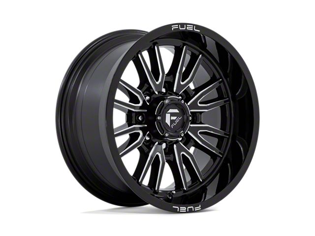 Fuel Wheels Clash Gloss Black Milled 8-Lug Wheel; 20x10; -18mm Offset (17-22 F-350 Super Duty SRW)