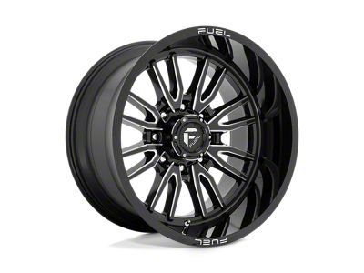 Fuel Wheels Clash Gloss Black Milled 8-Lug Wheel; 22x12; -44mm Offset (17-22 F-350 Super Duty SRW)