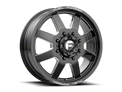 Fuel Wheels FF09D Matte Black Milled 8-Lug Wheel; 22x12; -50mm Offset (17-22 F-350 Super Duty SRW)