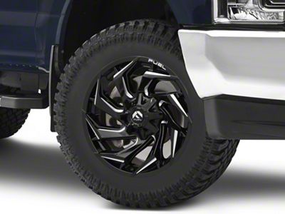 Fuel Wheels Reaction Gloss Black Milled 8-Lug Wheel; 20x10; -18mm Offset (17-22 F-350 Super Duty SRW)