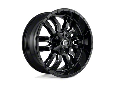 Fuel Wheels Sledge Gloss Black Milled 8-Lug Wheel; 22x10; 10mm Offset (17-22 F-350 Super Duty SRW)