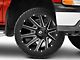 Fuel Wheels Contra Gloss Black Milled 6-Lug Wheel; 22x10; -19mm Offset (99-06 Silverado 1500)