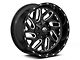 Fuel Wheels Triton Gloss Black Milled 6-Lug Wheel; 20x10; -19mm Offset (99-06 Silverado 1500)