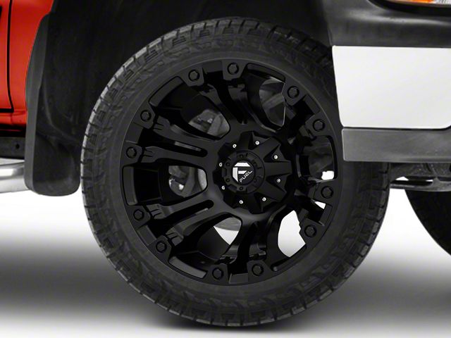 Fuel Wheels Vapor Matte Black 6-Lug Wheel; 20x10; -18mm Offset (99-06 Silverado 1500)