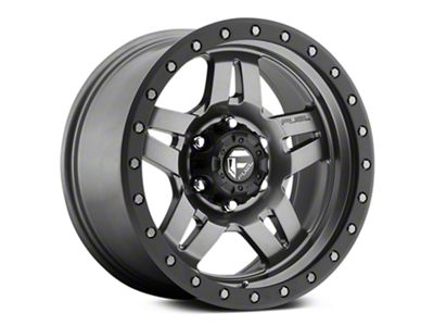 Fuel Wheels Anza Anthracite with Black Ring 6-Lug Wheel; 17x8.5; 6mm Offset (99-06 Sierra 1500)