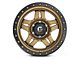 Fuel Wheels Anza Matte Bronze with Black Ring 6-Lug Wheel; 20x9; 1mm Offset (99-06 Sierra 1500)