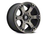 Fuel Wheels Beast Matte Black Machined with Dark Tint 6-Lug Wheel; 18x9; 1mm Offset (99-06 Sierra 1500)