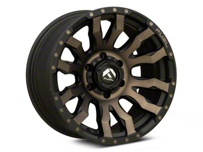 Fuel Wheels Blitz Matte Black with Dark Tint 6-Lug Wheel; 17x9; -12mm Offset (99-06 Sierra 1500)