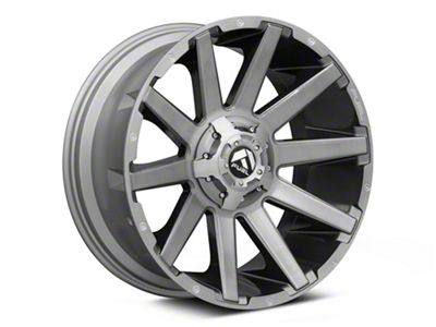 Fuel Wheels Contra Platinum Brushed Gunmetal 6-Lug Wheel; 20x9; 19mm Offset (99-06 Sierra 1500)