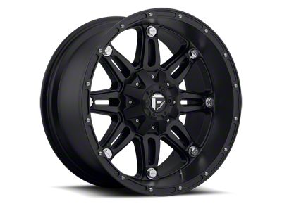 Fuel Wheels Hostage Matte Black 6-Lug Wheel; 18x9; 20mm Offset (99-06 Sierra 1500)