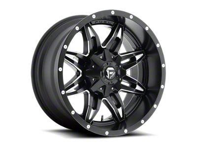 Fuel Wheels Lethal Matte Black Milled 6-Lug Wheel; 18x9; -12mm Offset (99-06 Sierra 1500)