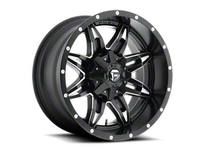 Fuel Wheels Lethal Matte Black Milled 6-Lug Wheel; 18x9; 1mm Offset (99-06 Sierra 1500)