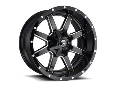 Fuel Wheels Maverick Gloss Black Milled 6-Lug Wheel; 20x10; -24mm Offset (99-06 Sierra 1500)