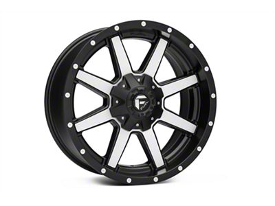Fuel Wheels Maverick Matte Black Machined 6-Lug Wheel; 20x9; 1mm Offset (99-06 Sierra 1500)