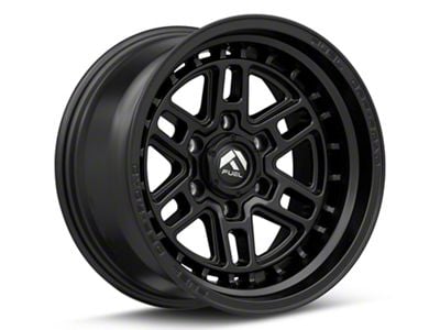 Fuel Wheels Nitro Matte Black 6-Lug Wheel; 17x9; 1mm Offset (99-06 Sierra 1500)