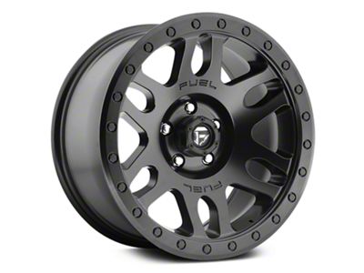 Fuel Wheels Recoil Matte Black 6-Lug Wheel; 17x8.5; 7mm Offset (99-06 Sierra 1500)