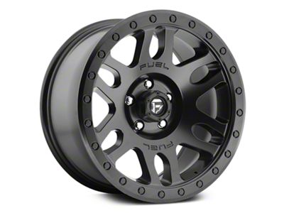 Fuel Wheels Recoil Matte Black 6-Lug Wheel; 18x9; 1mm Offset (99-06 Sierra 1500)