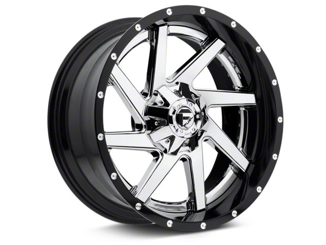 Fuel Wheels Renegade Chrome with Gloss Black Lip 6-Lug Wheel; 22x10; -13mm Offset (99-06 Sierra 1500)