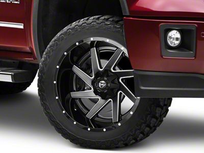 Fuel Wheels Renegade Matte Black Milled 6-Lug Wheel; 22x12; -44mm Offset (99-06 Sierra 1500)