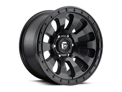 Fuel Wheels Tactic Matte Black 6-Lug Wheel; 17x9; -12mm Offset (99-06 Sierra 1500)