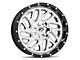 Fuel Wheels Triton Chrome with Gloss Black Lip 6-Lug Wheel; 22x10; -13mm Offset (99-06 Sierra 1500)