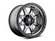 Fuel Wheels Trophy Anthracite with Black Ring 6-Lug Wheel; 20x9; 1mm Offset (99-06 Sierra 1500)