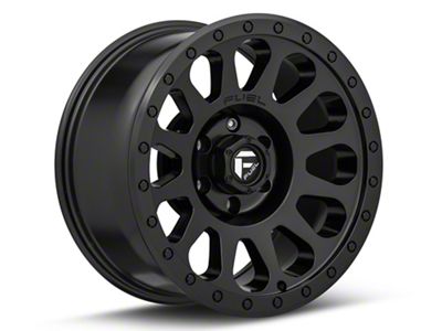 Fuel Wheels Vector Matte Black 6-Lug Wheel; 17x8.5; -6mm Offset (99-06 Sierra 1500)