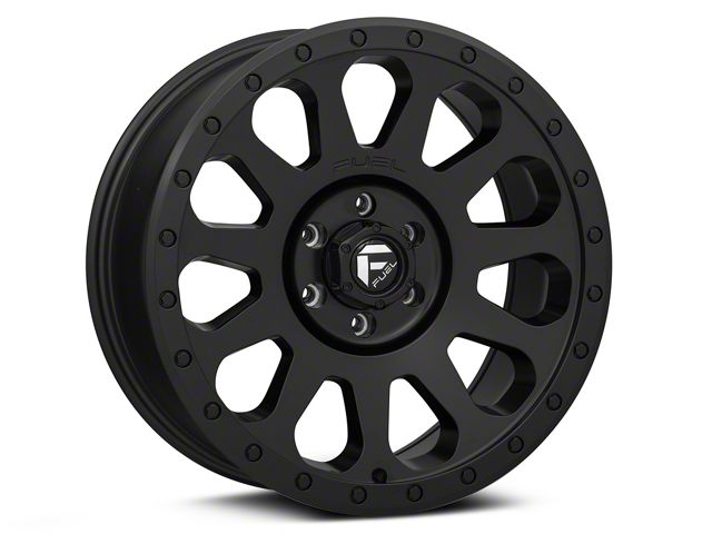 Fuel Wheels Vector Matte Black 6-Lug Wheel; 20x9; 20mm Offset (99-06 Sierra 1500)
