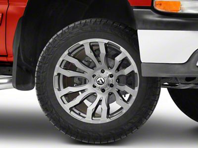 Fuel Wheels Blitz Platinum Brushed Gunmetal 6-Lug Wheel; 20x9; 20mm Offset (99-06 Silverado 1500)