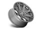 Fuel Wheels Siege Platinum Brushed Gunmetal 6-Lug Wheel; 20x9; 1mm Offset (99-06 Silverado 1500)