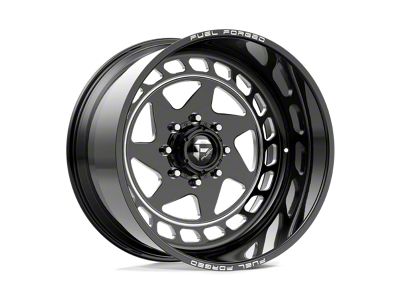 Fuel Wheels Zillion Gloss Black Milled 6-Lug Wheel; Right Directional; 20x14; -69mm Offset (19-23 Ranger)