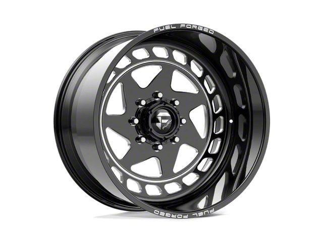 Diesel Rims Ranger Fuel Wheels Ranger Zillion Gloss Black Milled 6-Lug Wheel; Left ...