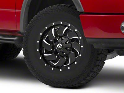 Fuel Wheels Cleaver Gloss Black Milled 6-Lug Wheel; 17x9; -12mm Offset (04-08 F-150)