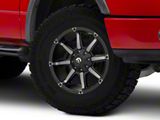 Fuel Wheels Coupler Matte Black Machined 6-Lug Wheel; 20x9; 1mm Offset (04-08 F-150)