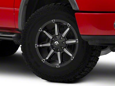 Fuel Wheels Coupler Matte Black Machined 6-Lug Wheel; 20x9; 1mm Offset (04-08 F-150)
