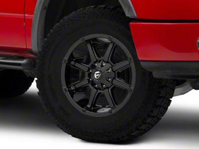 Fuel Wheels Coupler Gloss Black 6-Lug Wheel; 20x9; 1mm Offset (04-08 F-150)