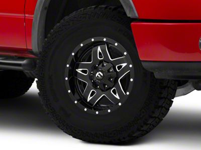 Fuel Wheels Full Blown Gloss Black Milled 6-Lug Wheel; 18x9; 14mm Offset (04-08 F-150)