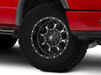 Fuel Wheels Krank Matte Black Milled 6-Lug Wheel; 20x10; -24mm Offset (04-08 F-150)