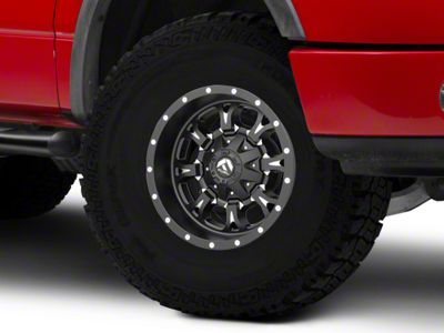 Fuel Wheels Krank Matte Black Milled 6-Lug Wheel; 17x9; -12mm Offset (04-08 F-150)