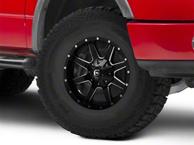 Fuel Wheels Maverick Matte Black Milled 6-Lug Wheel; 18x9; 1mm Offset (04-08 F-150)