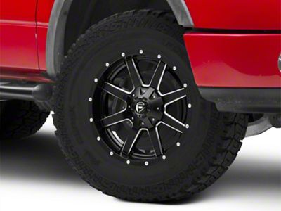 Fuel Wheels Maverick Matte Black Milled 6-Lug Wheel; 20x9; 1mm Offset (04-08 F-150)