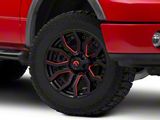 Fuel Wheels Rage Gloss Black Red Tinted 6-Lug Wheel; 20x9; 1mm Offset (04-08 F-150)