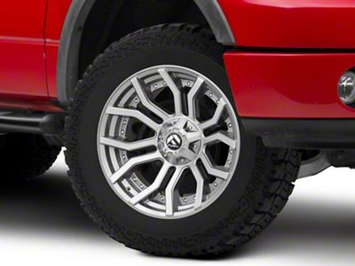 Fuel Wheels Rage Platinum Brushed Gunmetal 6-Lug Wheel; 20x10; -18mm Offset (04-08 F-150)