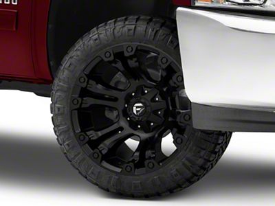 Fuel Wheels Vapor Matte Black 6-Lug Wheel; 20x9; 1mm Offset (07-13 Silverado 1500)